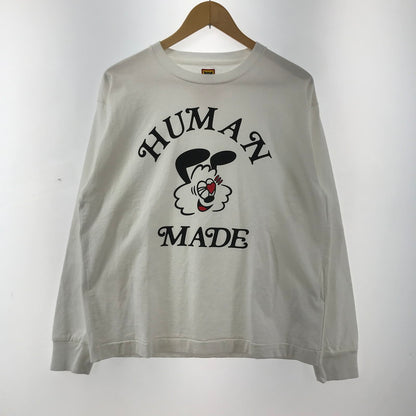 【中古品】【メンズ】 HUMAN MADE ヒューマンメイド GDC VALENTINE'S L S TEE ガールズドントクライ バレンタインズデイ ロゴ プリント 半袖 Tシャツ トップス 古着 140-260311-mh-13-fuz サイズ：L カラー：ホワイト 万代Net店