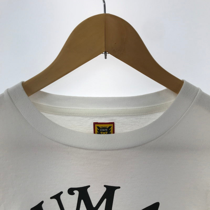 【中古品】【メンズ】 HUMAN MADE ヒューマンメイド GDC VALENTINE'S L S TEE ガールズドントクライ バレンタインズデイ ロゴ プリント 半袖 Tシャツ トップス 古着 140-260311-mh-13-fuz サイズ：L カラー：ホワイト 万代Net店