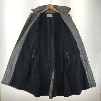 【中古品】【メンズ】 OUTIL ウティ ステンカラーコート ジャケット アウター 古着 140-260311-mh-10-fuz サイズ：4 カラー：グレー 万代Net店