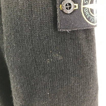 【中古品】【メンズ】 STONEISLAND ストーンアイランド 7915508A3 CREWNECK KNIT クルーネック ニット セーター トップス 古着 141-260309-mh-07-fuz サイズ：M カラー：ブラック 万代Net店