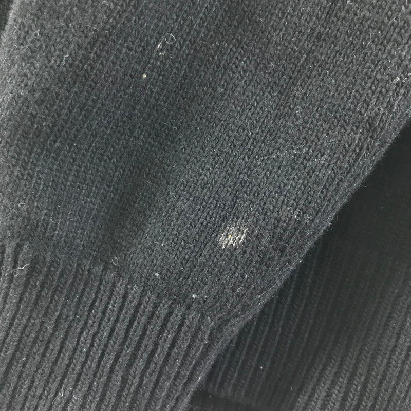 【中古品】【メンズ】 STONEISLAND ストーンアイランド 7915508A3 CREWNECK KNIT クルーネック ニット セーター トップス 古着 141-260309-mh-07-fuz サイズ：M カラー：ブラック 万代Net店