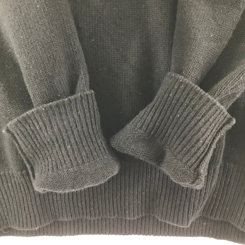 【中古品】【メンズ】 STONEISLAND ストーンアイランド 7915508A3 CREWNECK KNIT クルーネック ニット セーター トップス 古着 141-260309-mh-07-fuz サイズ：M カラー：ブラック 万代Net店