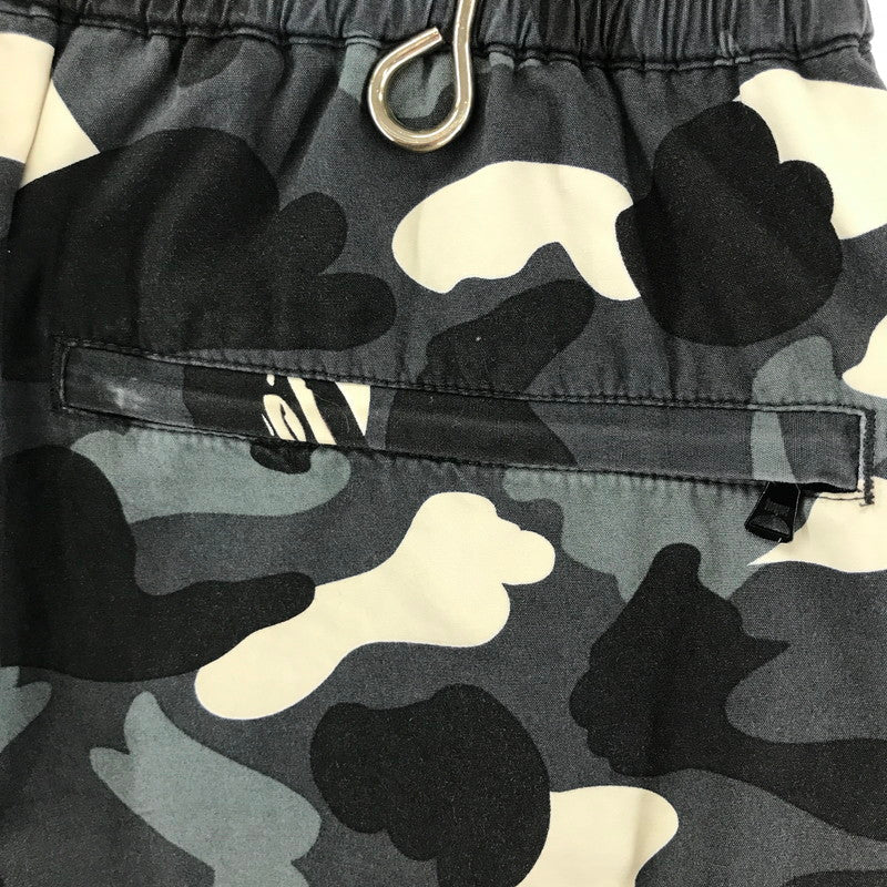 【中古品】【メンズ】 A BATHING APE ア ベイシング エイプ EASY PANT シャーク プリント イージー パンツ ボトムス 古着 153-260311-mh-16-fuz サイズ：M カラー：カモ 万代Net店