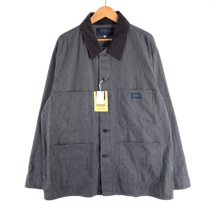 【中古美品】【メンズ】 UNIVERSAL OVERALL ユニバーサルオーバーオール カバーオール アウター ブランド 古着 140-260523-gm-30-fuz サイズ：L カラー：グレー 万代Net店