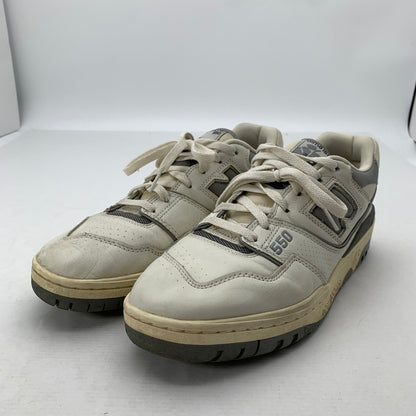 【中古品】【メンズ】 AIME LEON DORE × NEWBALANCE エメレオンドレ ニューバランス BB550ALE スニーカー 靴 162-260716-mh-12-fuzh サイズ：28.5cm カラー：ホワイト グレー 万代Net店
