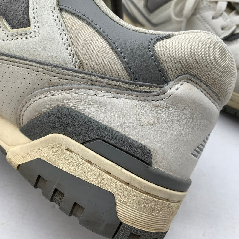 【中古品】【メンズ】 AIME LEON DORE × NEWBALANCE エメレオンドレ ニューバランス BB550ALE スニーカー 靴 162-260716-mh-12-fuzh サイズ：28.5cm カラー：ホワイト グレー 万代Net店