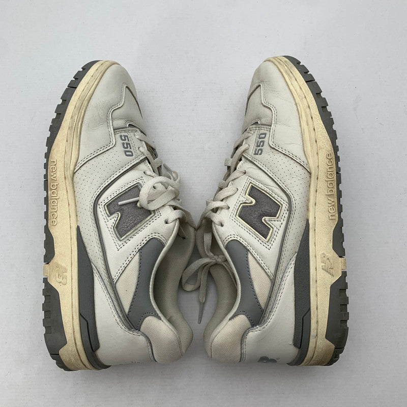 【中古品】【メンズ】 AIME LEON DORE × NEWBALANCE エメレオンドレ ニューバランス BB550ALE スニーカー 靴 162-260716-mh-12-fuzh サイズ：28.5cm カラー：ホワイト グレー 万代Net店