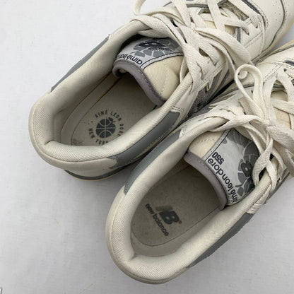 【中古品】【メンズ】 AIME LEON DORE × NEWBALANCE エメレオンドレ ニューバランス BB550ALE スニーカー 靴 162-260716-mh-12-fuzh サイズ：28.5cm カラー：ホワイト グレー 万代Net店