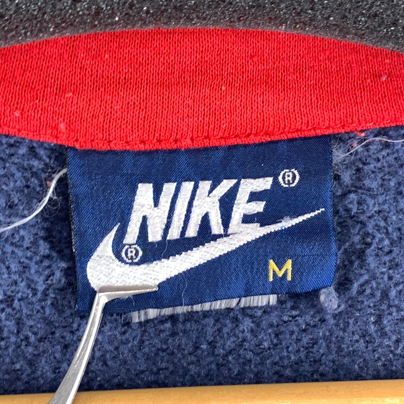 【中古品】【メンズ】 NIKE ナイキ SWEAT PARKER スウェットパーカー 80s 紺タグ ブランド 古着 145-260923-gm-04-fuzh サイズ：M カラー：ネイビー 万代Net店