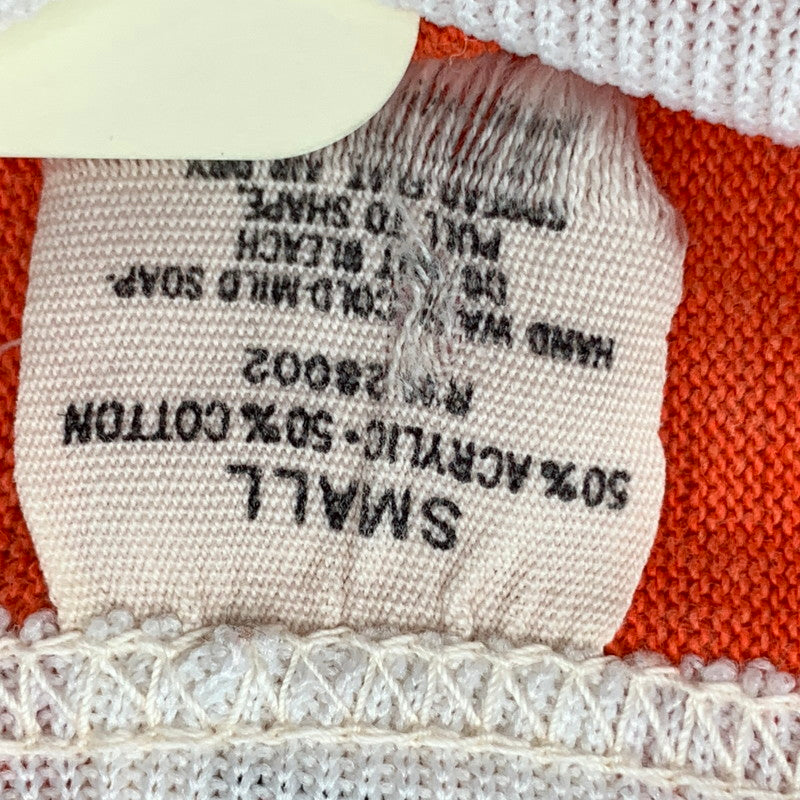 【中古品】【メンズ】 USED 半袖Tシャツ カットソー ブランド Vネック アメカジ 古着 145-260425-gm-14-fuz サイズ：S カラー：オレンジ 万代Net店