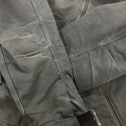 【中古品】【メンズ】 CARHARTT カーハート 103828 DUCK BLANKET DETROIT JACKET ダック生地 デトロイト ジャケット コート アウター 古着 145-260311-mh-09-fuz サイズ：2XL カラー：ブラック 万代Net店