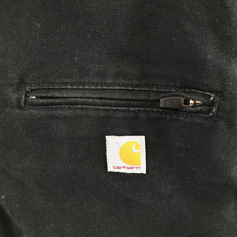【中古品】【メンズ】 CARHARTT カーハート 103828 DUCK BLANKET DETROIT JACKET ダック生地 デトロイト ジャケット コート アウター 古着 145-260311-mh-09-fuz サイズ：2XL カラー：ブラック 万代Net店