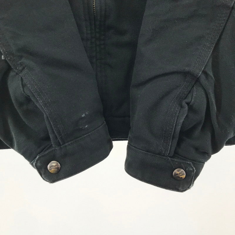 【中古品】【メンズ】 CARHARTT カーハート 103828 DUCK BLANKET DETROIT JACKET ダック生地 デトロイト ジャケット コート アウター 古着 145-260311-mh-09-fuz サイズ：2XL カラー：ブラック 万代Net店