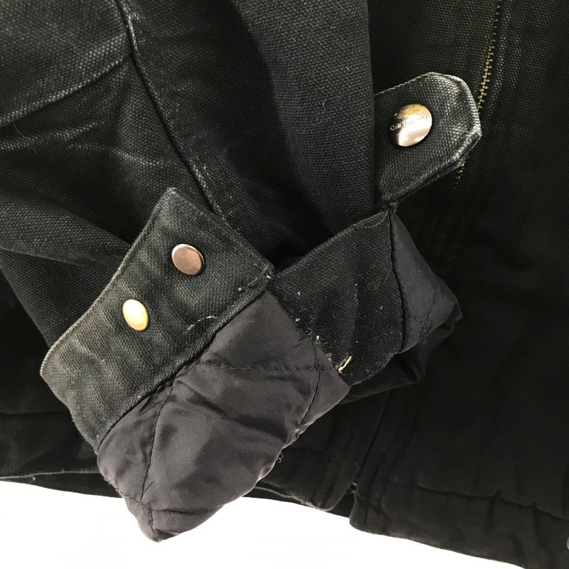 【中古品】【メンズ】 CARHARTT カーハート 103828 DUCK BLANKET DETROIT JACKET ダック生地 デトロイト ジャケット コート アウター 古着 145-260311-mh-09-fuz サイズ：2XL カラー：ブラック 万代Net店