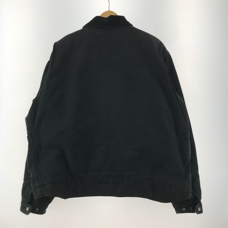 【中古品】【メンズ】 CARHARTT カーハート 103828 DUCK BLANKET DETROIT JACKET ダック生地 デトロイト ジャケット コート アウター 古着 145-260311-mh-09-fuz サイズ：2XL カラー：ブラック 万代Net店