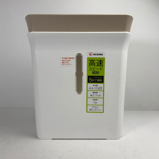 【中古美品】 IRIS OHYAMA アイリスオーヤマ P8GC シュレッダー パーソナルシュレッダー 裁断機 高速 家庭 オフィス コンパクト 101-260311-mh-17-fuz 万代Net店