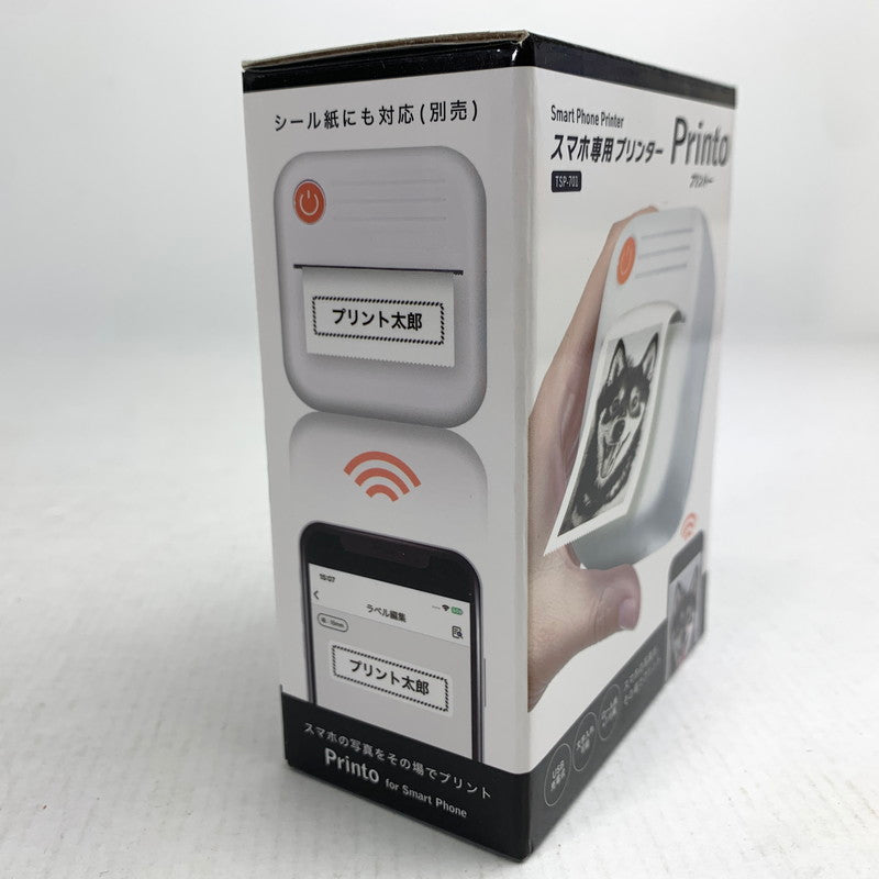 【中古美品】 未開封 未使用 TSP-701 スマホ 専用 プリンター Printo プリント― 101-260311-mh-04-fuz 万代Net店