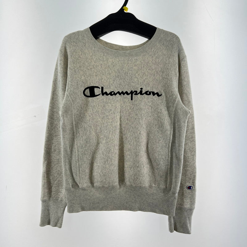 【中古品】【メンズ】 CHAMPION チャンピオン C3-L007 REVERSE WEAVE CREW NECK SWEAT クルーネック スウェット トレーナー GRAY SIZE:S 青タグ復刻 ※毛玉・使用感・シミ有 148-260919-io-14-fuzh カラー：グレー 万代Net店