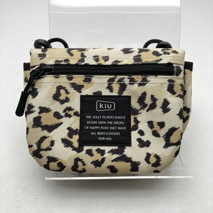 【中古品】【レディース】 KIU キウ ミニ ショルダーバッグ ベージュ アニマル柄 ミニ カバン 188-260629-ky-09-fuzh 万代Net店