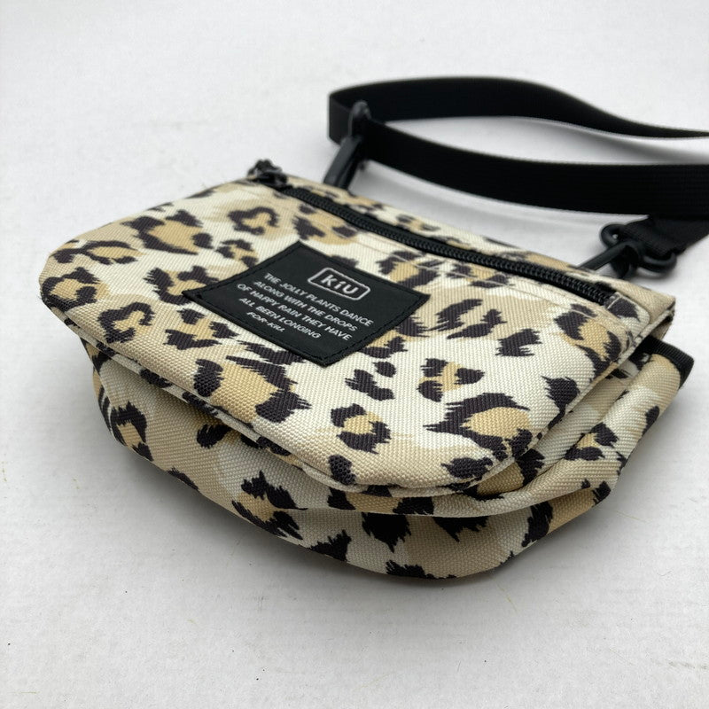【中古品】【レディース】 KIU キウ ミニ ショルダーバッグ ベージュ アニマル柄 ミニ カバン 188-260629-ky-09-fuzh 万代Net店