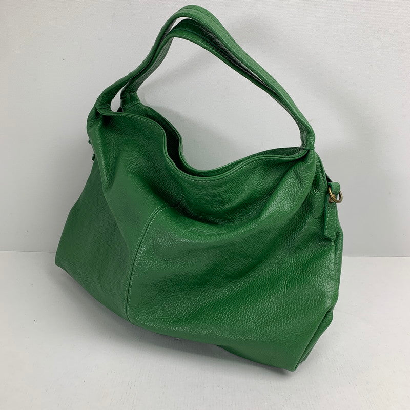 【中古品】【レディース】 PELLETTERIA VENETA ペレッテリア ベネタ 2WAY ショルダーバッグ GREEN レザー カバン ショルダー バッグ ※汚れあり 188-260803-io-20-fuzh 万代Net店