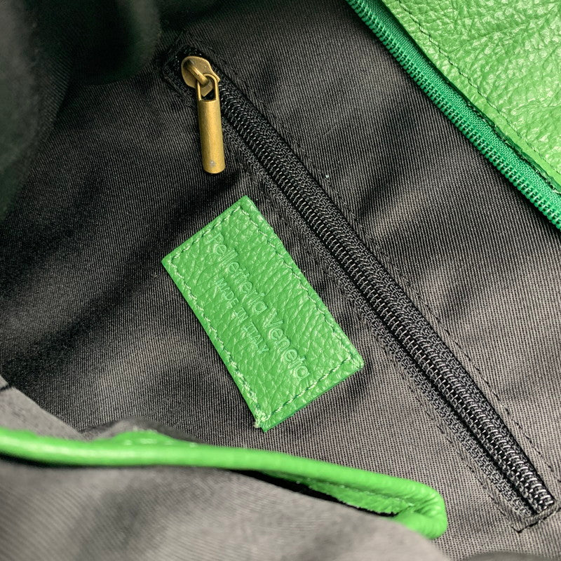 【中古品】【レディース】 PELLETTERIA VENETA ペレッテリア ベネタ 2WAY ショルダーバッグ GREEN レザー カバン ショルダー バッグ ※汚れあり 188-260803-io-20-fuzh 万代Net店