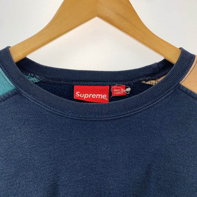 【中古品】【メンズ】 SUPREME シュプリーム FORMULA CREW NECK SWEAT SHIRT スウェット 149-260319-ky-08-fuzh サイズ：M カラー：ネイビー 万代Net店