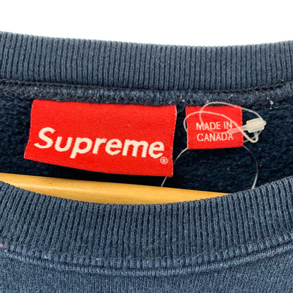 【中古品】【メンズ】 SUPREME シュプリーム FORMULA CREW NECK SWEAT SHIRT スウェット 149-260319-ky-08-fuzh サイズ：M カラー：ネイビー 万代Net店