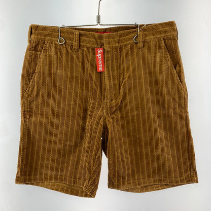 【中古品】【メンズ】 SUPREME シュプリーム ROPE CORDUROY WORK SHORT 19SS ロープ コーデュロイ ワーク ショーツ ショート パンツ ボトムス 古着 149-260318-mh-08-fuz サイズ：32 カラー：ブラウン 万代Net店