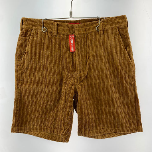 【中古品】【メンズ】 SUPREME シュプリーム ROPE CORDUROY WORK SHORT 19SS ロープ コーデュロイ ワーク ショーツ ショート パンツ ボトムス 古着 149-260318-mh-08-fuz サイズ：32 カラー：ブラウン 万代Net店