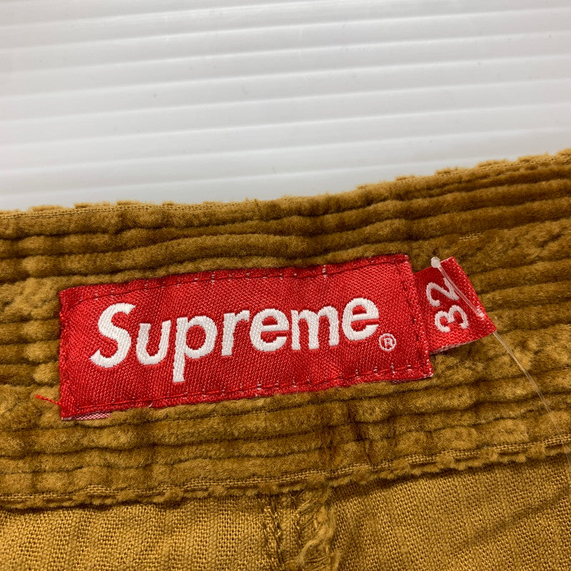 【中古品】【メンズ】 SUPREME シュプリーム ROPE CORDUROY WORK SHORT 19SS ロープ コーデュロイ ワーク ショーツ ショート パンツ ボトムス 古着 149-260318-mh-08-fuz サイズ：32 カラー：ブラウン 万代Net店