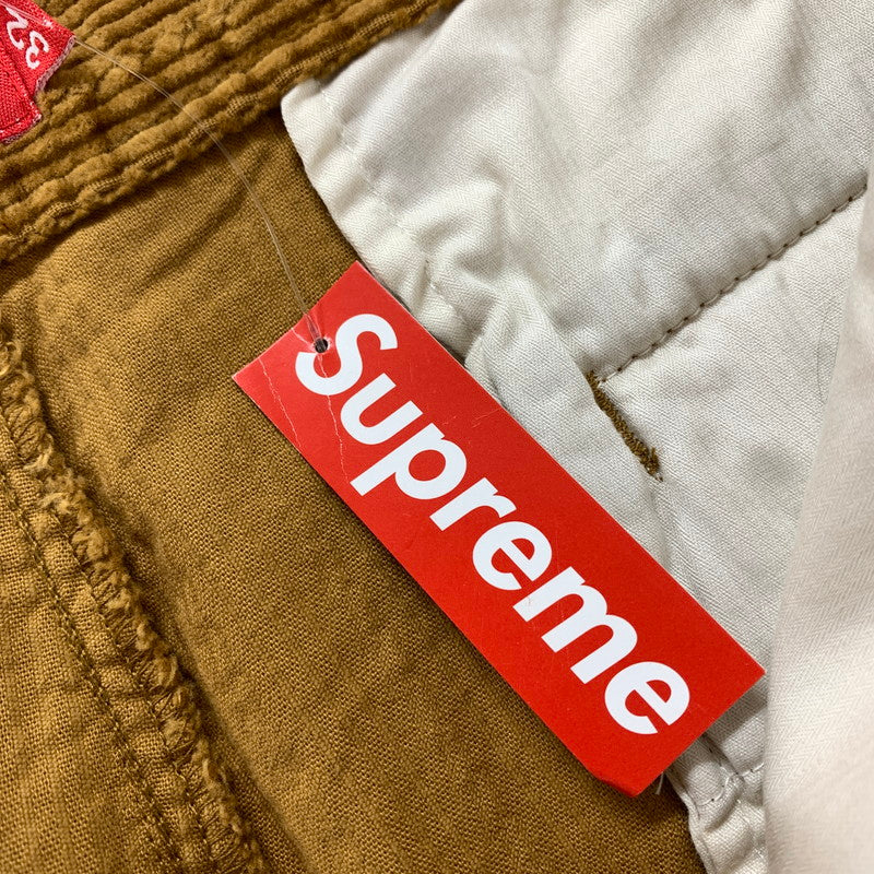 【中古品】【メンズ】 SUPREME シュプリーム ROPE CORDUROY WORK SHORT 19SS ロープ コーデュロイ ワーク ショーツ ショート パンツ ボトムス 古着 149-260318-mh-08-fuz サイズ：32 カラー：ブラウン 万代Net店