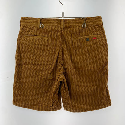 【中古品】【メンズ】 SUPREME シュプリーム ROPE CORDUROY WORK SHORT 19SS ロープ コーデュロイ ワーク ショーツ ショート パンツ ボトムス 古着 149-260318-mh-08-fuz サイズ：32 カラー：ブラウン 万代Net店