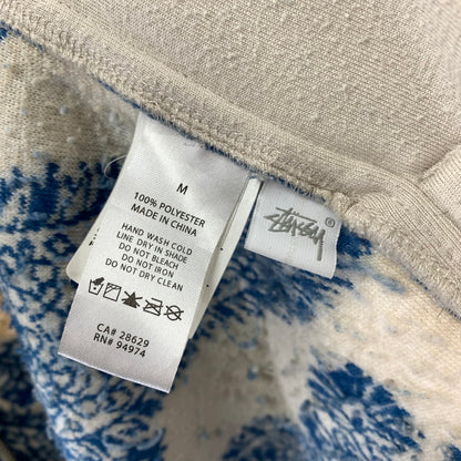 【中古品】【メンズ】 STUSSY ステューシー PAISLEY FULL ZIP SHERPA ペイズリー フルジップ シェルパ ジャケット コート アウター 古着 142-260318-mh-02-fuz サイズ：M カラー：ブルー 万代Net店