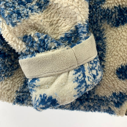 【中古品】【メンズ】 STUSSY ステューシー PAISLEY FULL ZIP SHERPA ペイズリー フルジップ シェルパ ジャケット コート アウター 古着 142-260318-mh-02-fuz サイズ：M カラー：ブルー 万代Net店