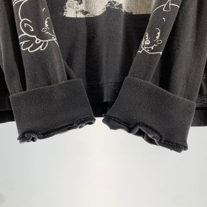 【中古品】【メンズ】 SAINT MICHAEL セントマイケル SM-HR1-0000-032 25AW SAINT YOUTH LS TEE Tシャツ BLACK SIZE:L 140-260729-mh-26-fuzh サイズ：L カラー：ブラック 万代Net店
