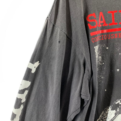 【中古品】【メンズ】 SAINT MICHAEL セントマイケル SM-HR1-0000-032 25AW SAINT YOUTH LS TEE Tシャツ BLACK SIZE:L 140-260729-mh-26-fuzh サイズ：L カラー：ブラック 万代Net店