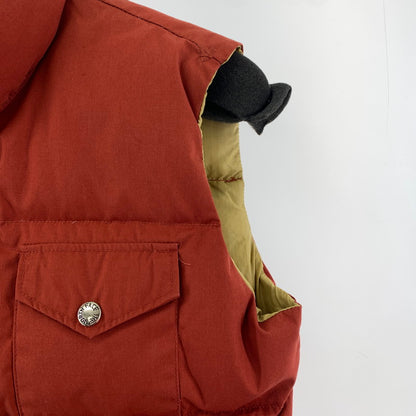 【中古品】【レディース】 THE NORTH FACE ザ・ノース・フェイス 70年代 ダウンベスト 白タグ 144-260319-ky-12-fuzh サイズ：M カラー：レッド 万代Net店