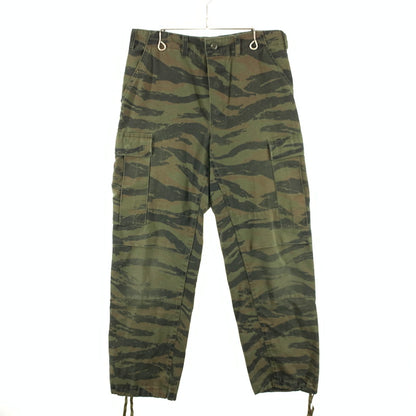 【中古品】【メンズ】 USED MILITARY CARGO PANTS ミリタリ―カーゴパンツ 古着 156-260411-gm-41-fuz サイズ：不明 カラー：カーキ カモフラ 万代Net店