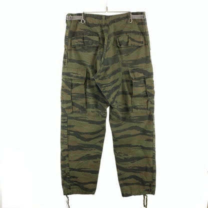 【中古品】【メンズ】 USED MILITARY CARGO PANTS ミリタリ―カーゴパンツ 古着 156-260411-gm-41-fuz サイズ：不明 カラー：カーキ カモフラ 万代Net店