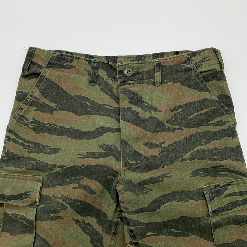【中古品】【メンズ】 USED MILITARY CARGO PANTS ミリタリ―カーゴパンツ 古着 156-260411-gm-41-fuz サイズ：不明 カラー：カーキ カモフラ 万代Net店