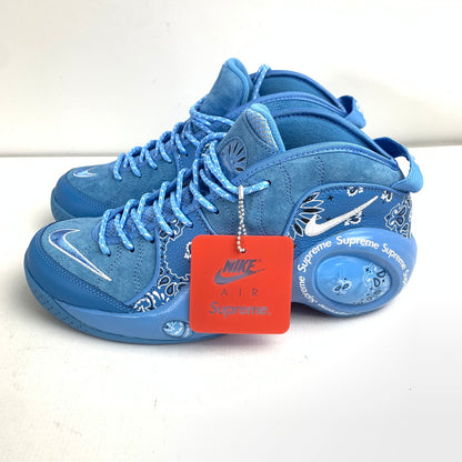 【中古美品】【メンズ】 NIKE×SUPREME ナイキ × シュプリーム AIR ZOOM FLIGHT 95 SP ”UNIVERSITY BLUE WHITE” スニーカー 靴 160-260319-ky-07-fuzh サイズ：27.5 カラー：ブルー 万代Net店