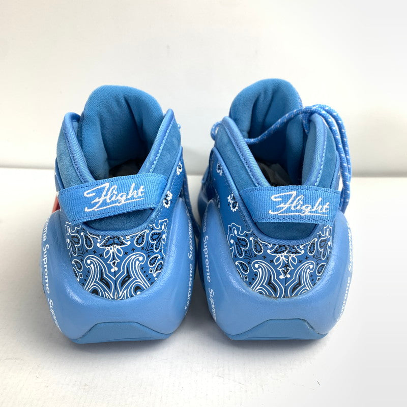 【中古美品】【メンズ】 NIKE×SUPREME ナイキ × シュプリーム AIR ZOOM FLIGHT 95 SP ”UNIVERSITY BLUE WHITE” スニーカー 靴 160-260319-ky-07-fuzh サイズ：27.5 カラー：ブルー 万代Net店