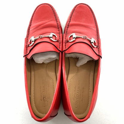 【中古品】【メンズ】 UNITEDARROWS ユナイテッド・アローズ ビットローファー カラーRED SIZE:41 靴 165-260721-ky-13-fuzh 万代Net店