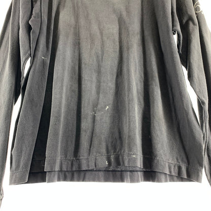 【中古美品】【メンズ】 SAINT MICHAEL セントマイケル SM-MK8-0000-030 SAINT 666 LS T-SHIRT タグ付き 140-260730-ny-01-fuzh サイズ：L カラー：ブラック 万代Net店