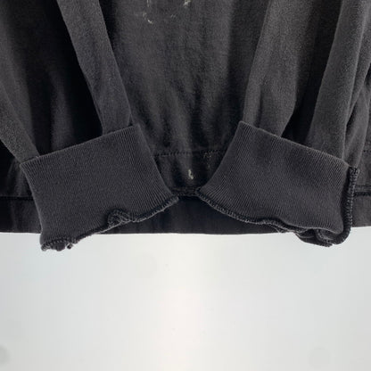 【中古美品】【メンズ】 SAINT MICHAEL セントマイケル SM-MK8-0000-030 SAINT 666 LS T-SHIRT タグ付き 140-260730-ny-01-fuzh サイズ：L カラー：ブラック 万代Net店
