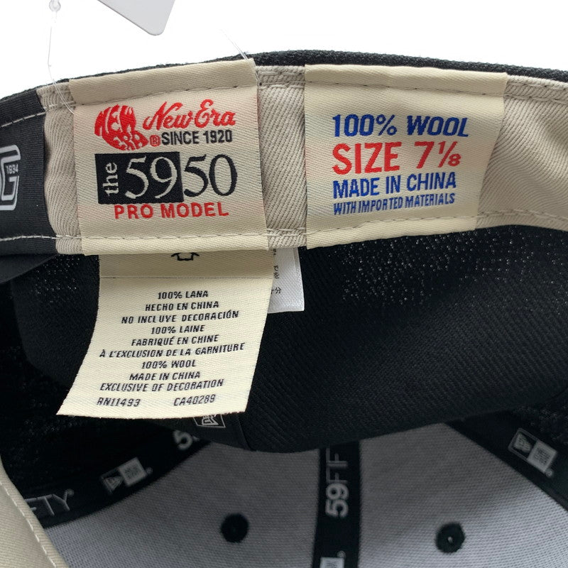 【中古品】【メンズ/レディース】 NEWERA×FOG ニューエラ×フィアオブゴット ESSENTIALS 59FIFTY CAP キャップ 帽子 タグ付き 185-260508-ny-05-fuzh サイズ：56.8 カラー：ブラック 万代Net店