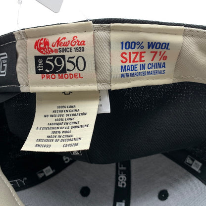 【中古品】【メンズ/レディース】 NEWERA×FOG ニューエラ×フィアオブゴット ESSENTIALS 59FIFTY CAP キャップ 帽子 タグ付き 185-260508-ny-05-fuzh サイズ：56.8 カラー：ブラック 万代Net店