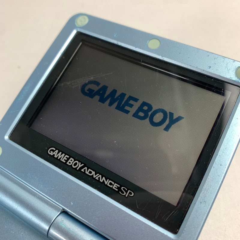 【ジャンク品】 Nintendo GAME BOY ADVANCE ニンテンドー ゲームボーイアドバンス SP 本体 パールブルー 023-260318-mh-13-fuz 万代Net店