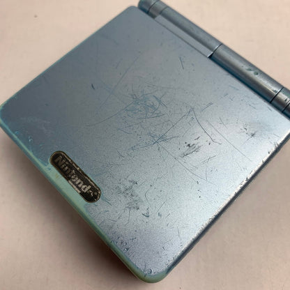 【ジャンク品】 Nintendo GAME BOY ADVANCE ニンテンドー ゲームボーイアドバンス SP 本体 パールブルー 023-260318-mh-13-fuz 万代Net店
